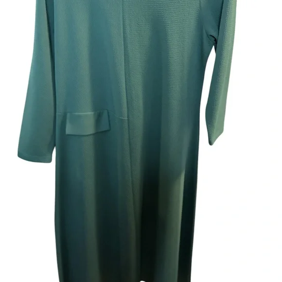 Zadie B’d Elegant Teal Dress - Picture 2 of 5